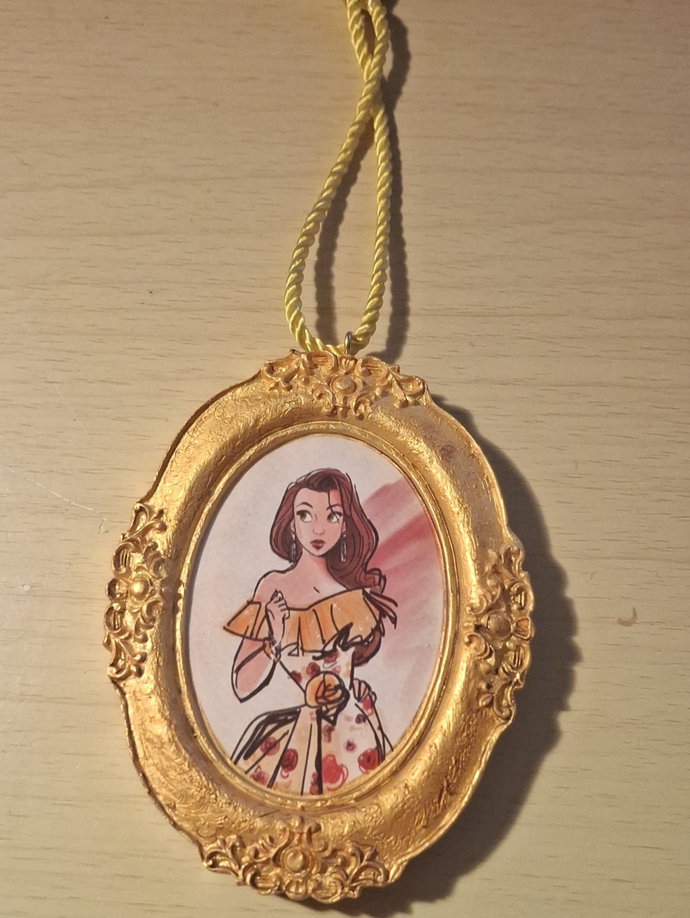 Disney Designer Collection Belle Frame Ornament